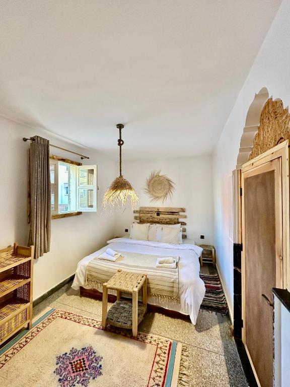 Premium hostel room at MatnWave surf camp Taghazout