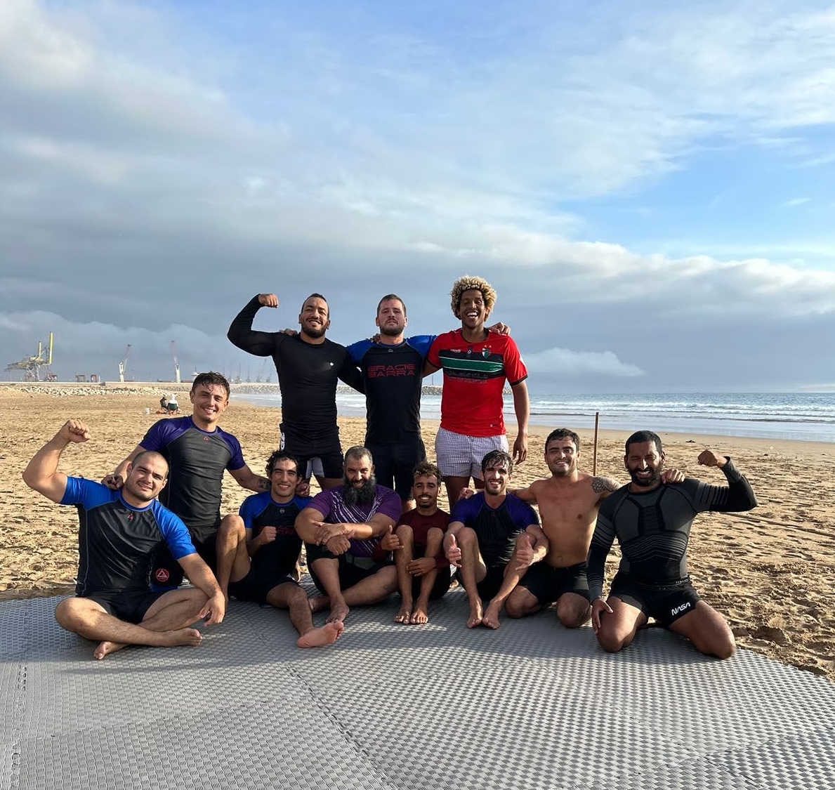 MatnWave team on the Atlantic coast, Morocco